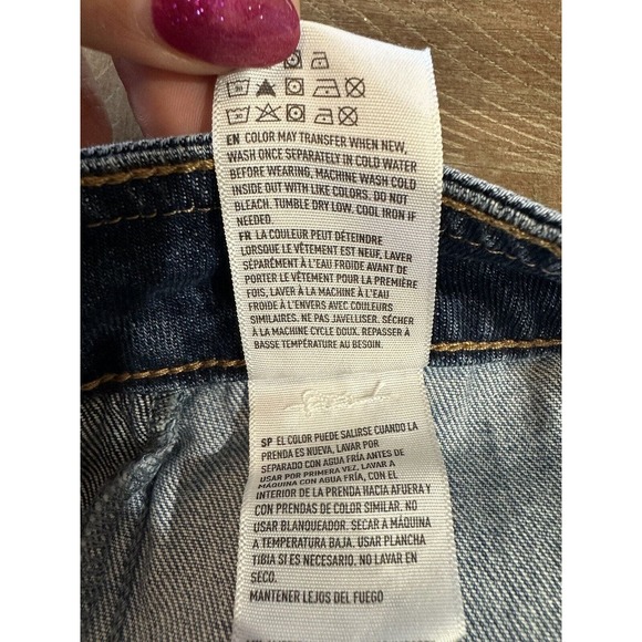 NWT AEO American Eagle Hi-Rise Festival Mini Denim Patchwork Jean Skirt Size 4 - Picture 7 of 12